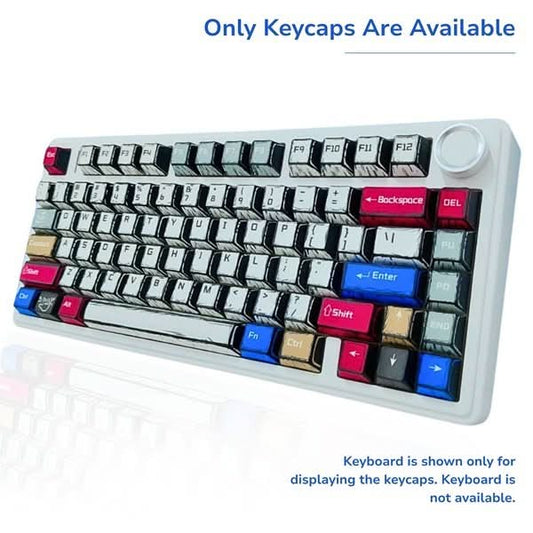 Aula Leobog PBT Comic Sublimation Keycaps 130 Qty Comic keycaps (CK)