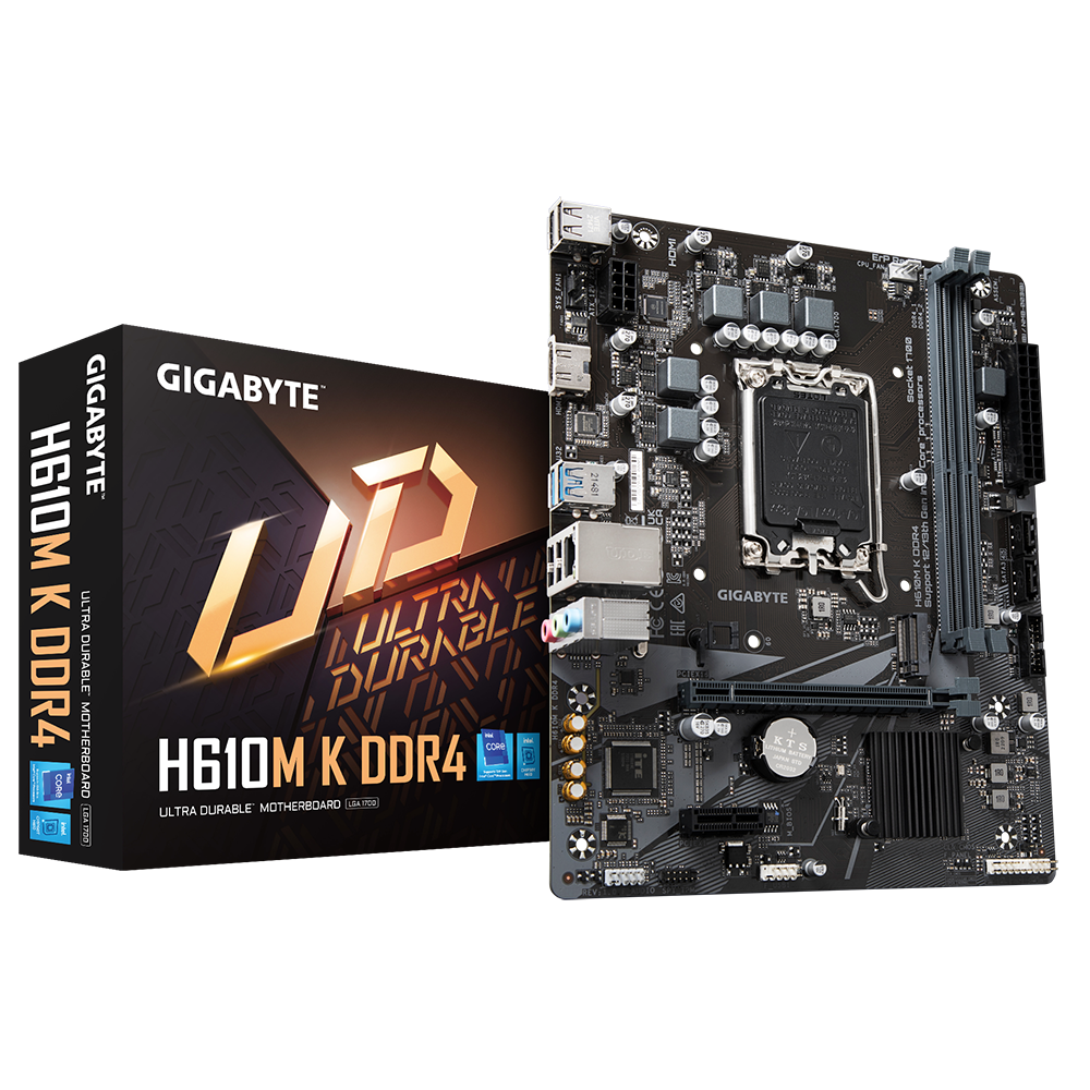 GIGABYTE H610M K DDR4 MOTHERBOARD