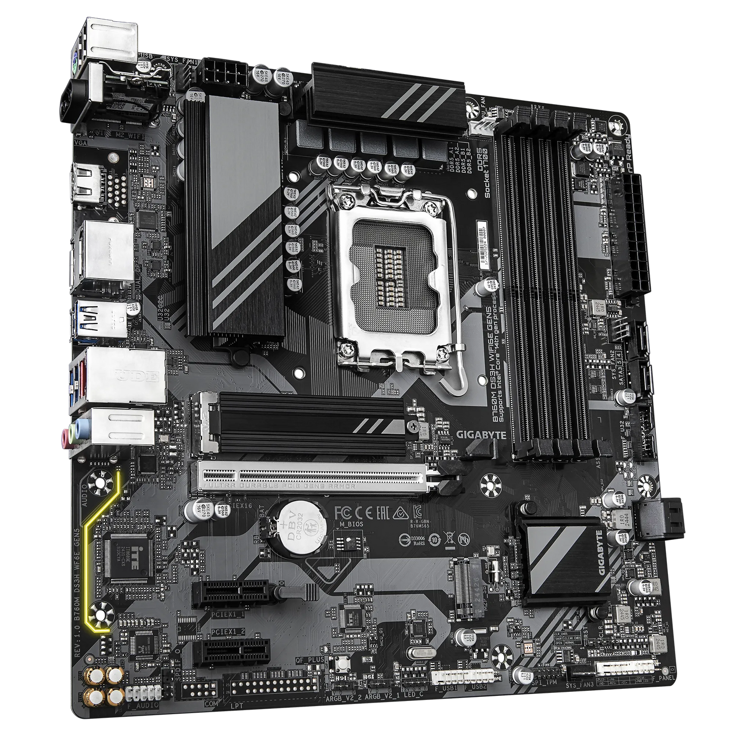 GIGABYTE GA-B760M-DS3H WIFI6E GEN5
