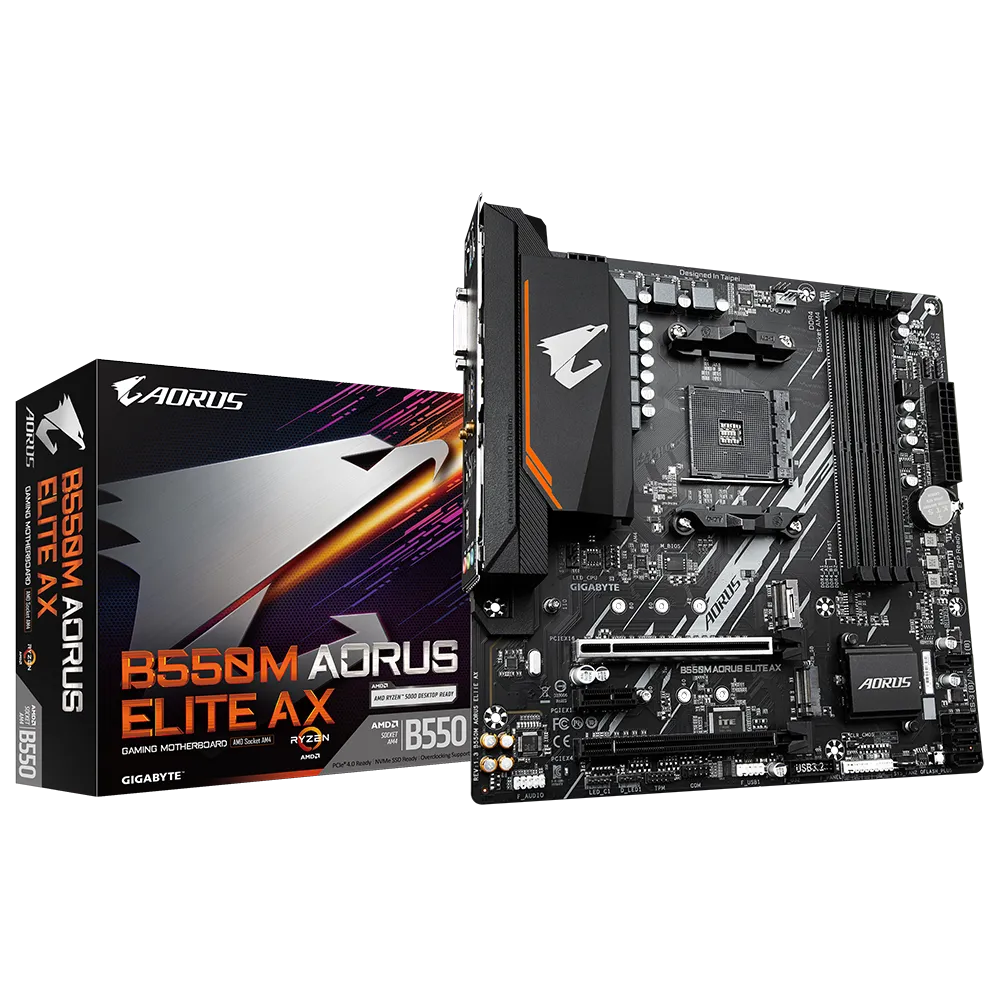 GIGABYTE B550M AORUS ELITE AX (REV. 1.3) MOTHERBOARD