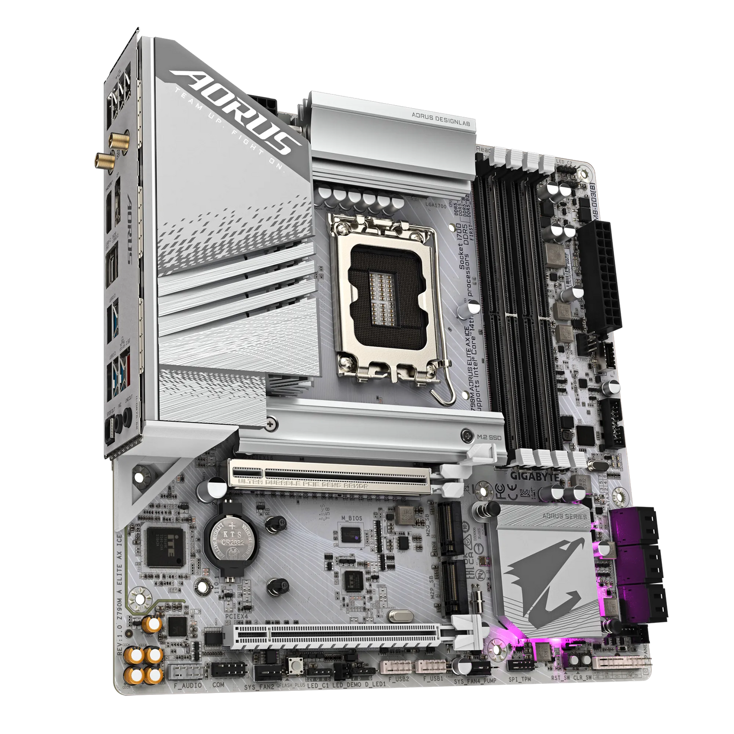 GIGABYTE Z790M AORUS ELITE AX ICE DDR5 MOTHERBOARD