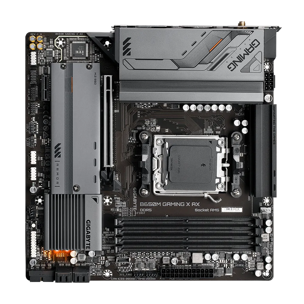 GIGABYTE GA-B650M AMD AM5 GAMING X AX DDR5 MOTHERBOARD