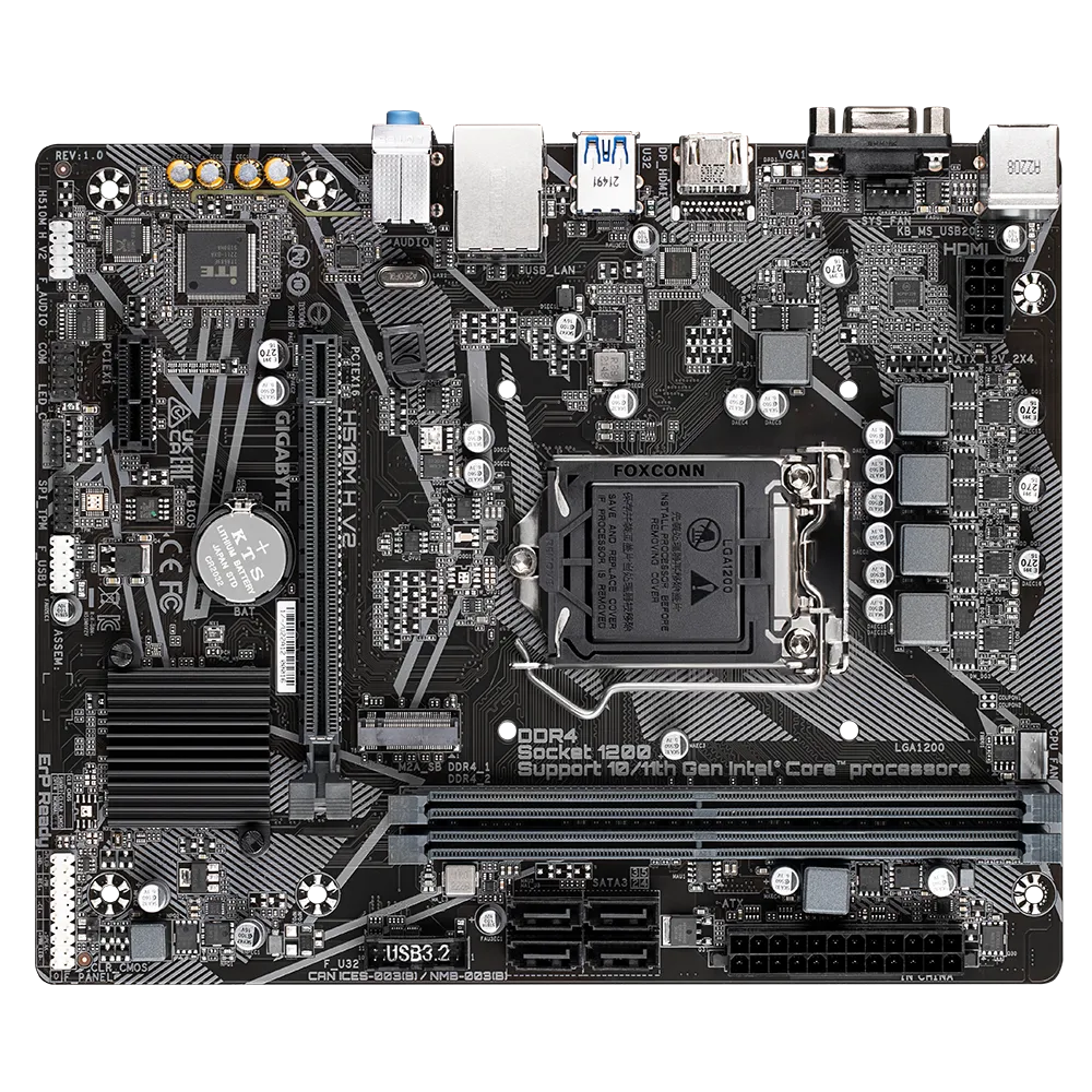 GIGABYTE H510M H V2 MOTHERBOARD