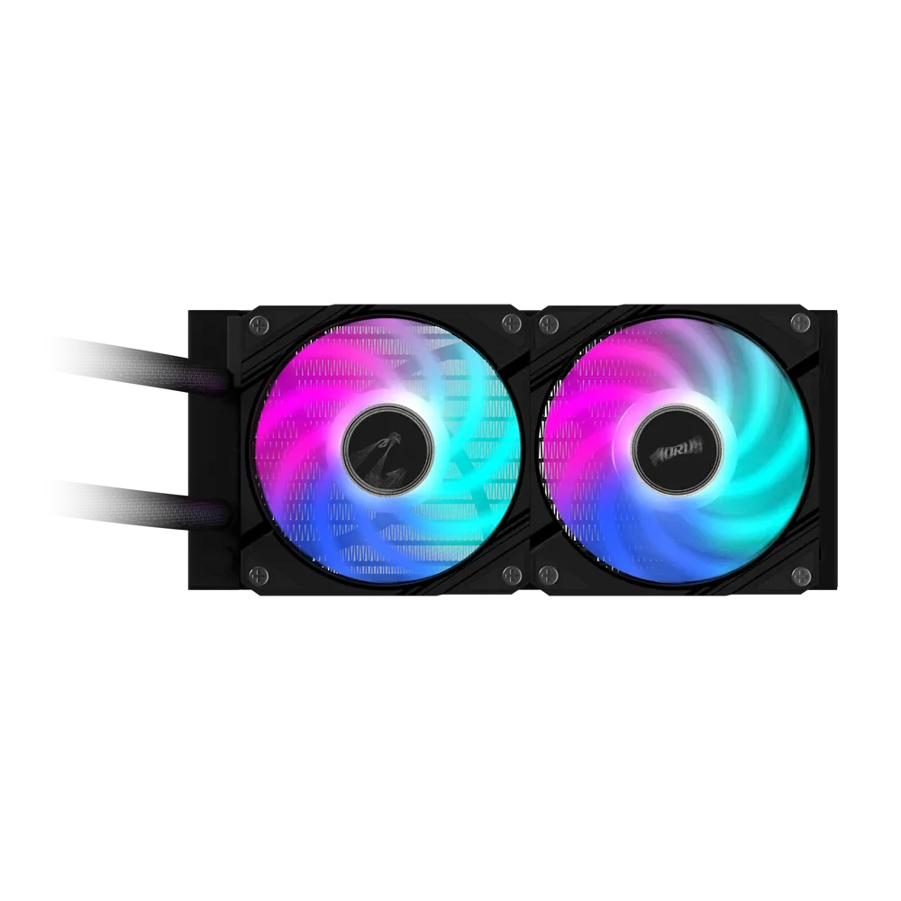 GIGABYTE AORUS WATERFORCE II 240 ARGB 240MM CPU LIQUID COOLER (BLACK)