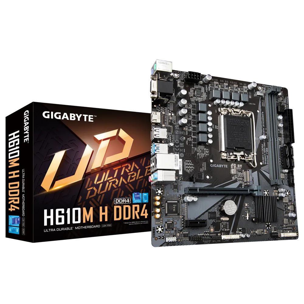 GIGABYTE H610M H WIFI DDR4 MOTHERBOARD
