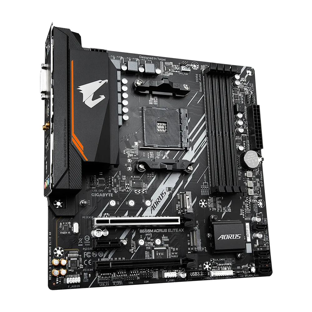 GIGABYTE B550M AORUS ELITE AX (REV. 1.3) MOTHERBOARD