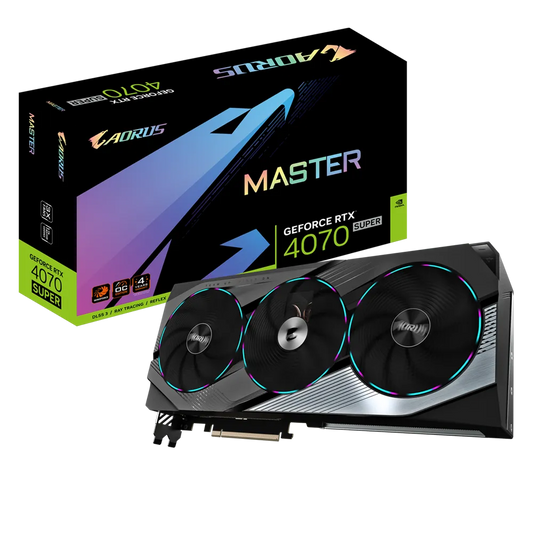 GIGABYTE AORUS RTX 4070 SUPER MASTER 12GB GAMING GRAPHICS CARD