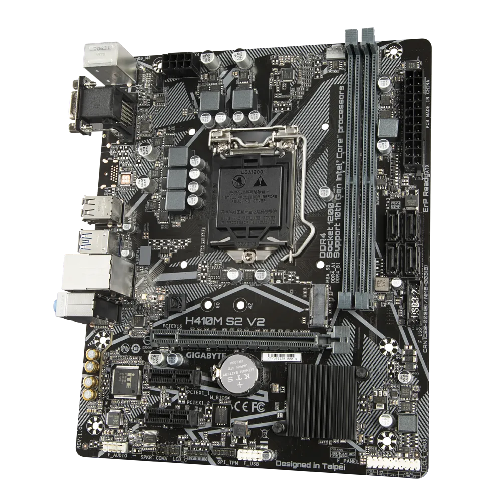 GIGABYTE GA-H410M-S2 V2 INTEL LGA1200 MOTHERBOARD