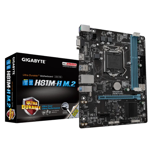 GIGABYTE H81M-H M.2 MOTHERBOARD