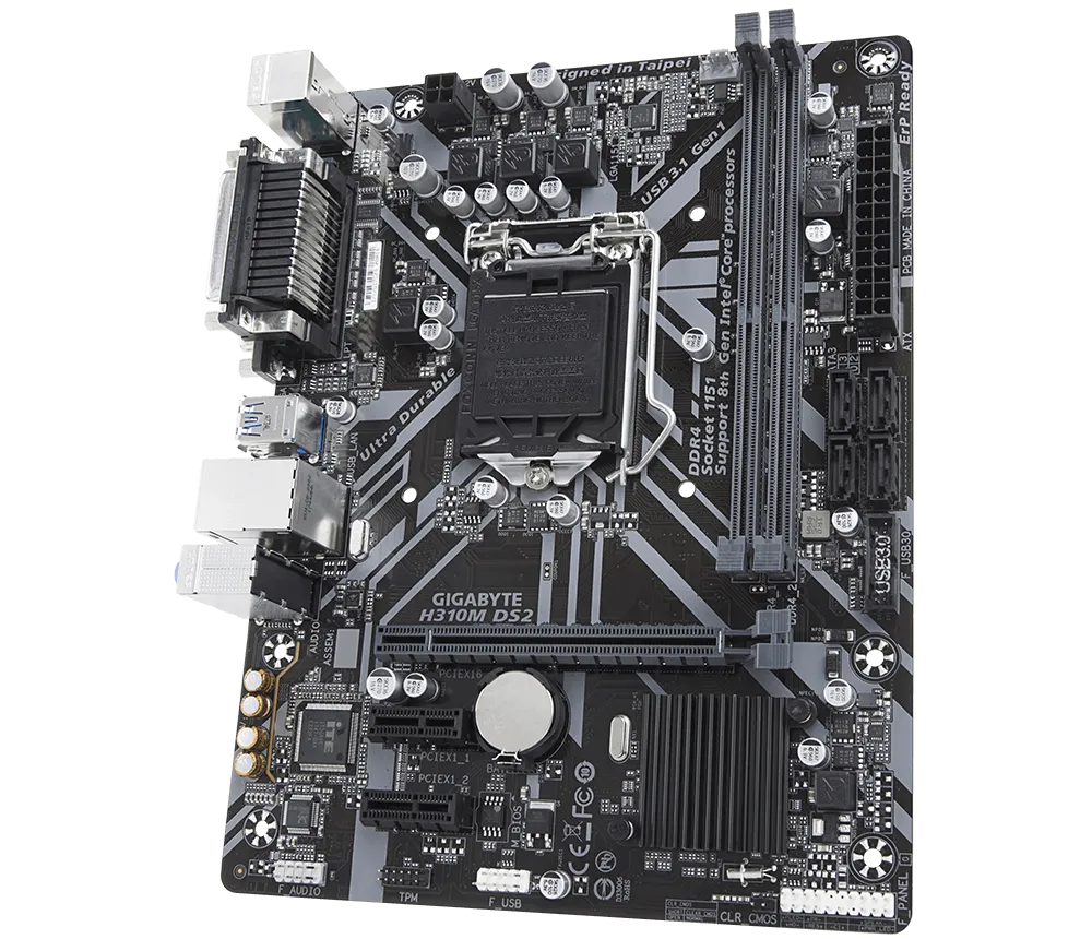 GIGABYTE GA-H310M-DS2 INTEL LGA1151 MOTHERBOARD