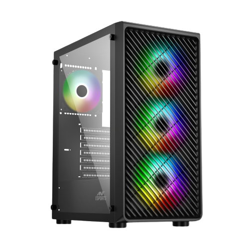 ANT ESPORTS 211 AIR MID-TOWER ATX CABINET BLACK