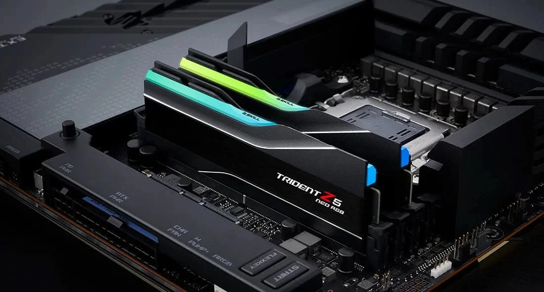 GSKILL MEMORY F5-6000J3038F16GX2-TZ5NR -16GB X 2 6000MHZ TRIDENT Z NEO RGB CL 30