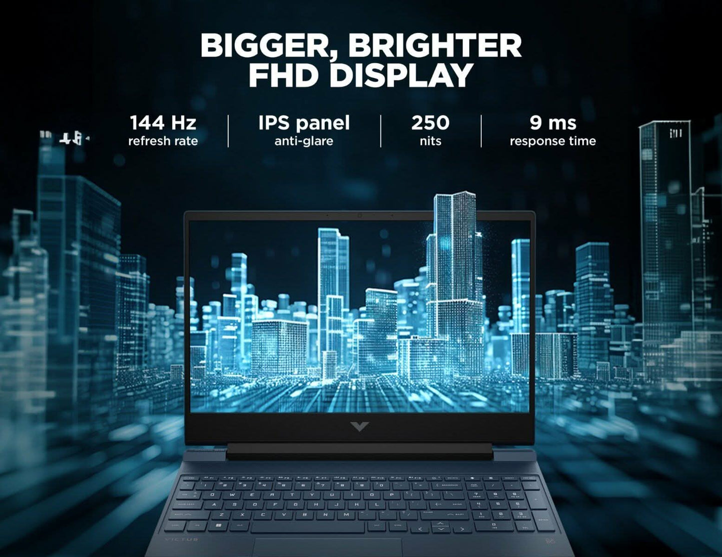 HP VICTUS 15-FA1413TX (AR2B4PA) LAPTOP (CORE I5 12TH GEN/16 GB/1 TB SSD/WINDOWS 11/4 GB)