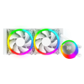 ANT ESPORTS ICE CHROMA ML240 ARGB LIQUID COOLER - WHITE