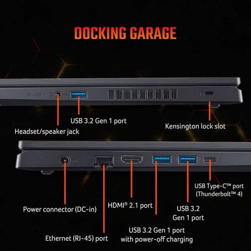 Acer Nitro V15 ANV15-52 Gaming Laptop (13th Gen Intel Core i7/ 16GB RAM/ 512GB SSD/ 15.6 Inch (39.62 cm) FHD IPS Display/ 8GB-NVIDIA GeForce RTX 5060 Graphics/ MS-Office/ Windows 11) UN.QZASI.002