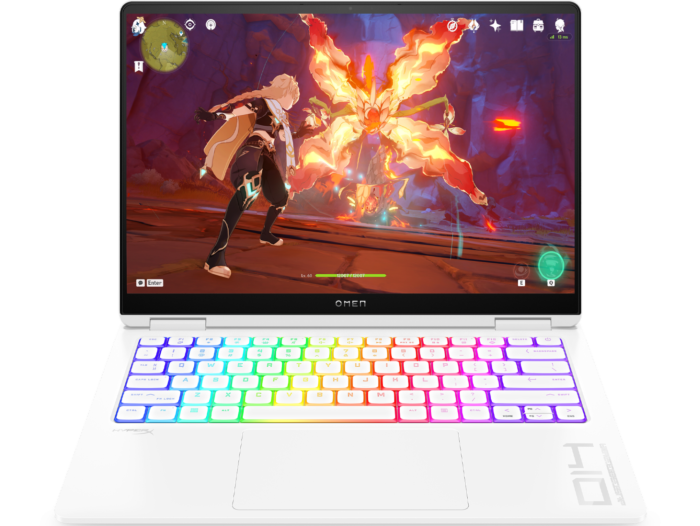 HP OMEN TRANSCEND,BUILT-IN AI,INTEL CORE ULTRA 7 155H,8GB RTX 4060 GPU,14-INCH (35.6 CM),2.8K,OLED,48-120HZ,500 NITS,16GB LPDDR5X,1TB SSD,RGB BACKLIT KB,(MSO,WHITE,1.63 KG),FB0089TX-WINDOWS 11 HOME