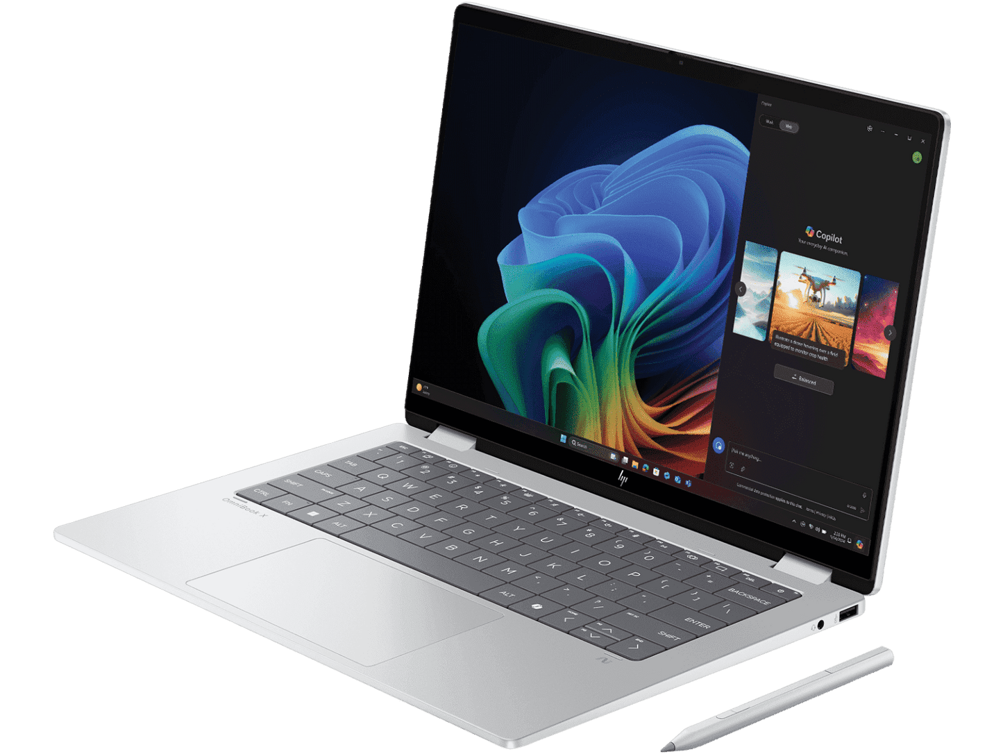 HP OMNIBOOK X FLIP 14 FM0099TU [ULTRA5-226V/16GB/1TB SSD/WIN11 HOME+MS24/14.0" TOUCH/INTEGRATED GRAPHICS/1 YEAR(S)/SILVER]