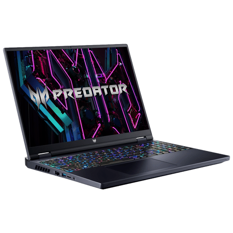 ACER PREDATOR HELIOS 16 INTEL CORE I7 13TH GEN (16 INCH, 16GB, 1TB, WINDOWS 11 HOME, NVIDIA GEFORCE RTX 4060, QHD LED BACKLIT DISPLAY, ABYSSAL BLACK, NH.QJQSI.005)