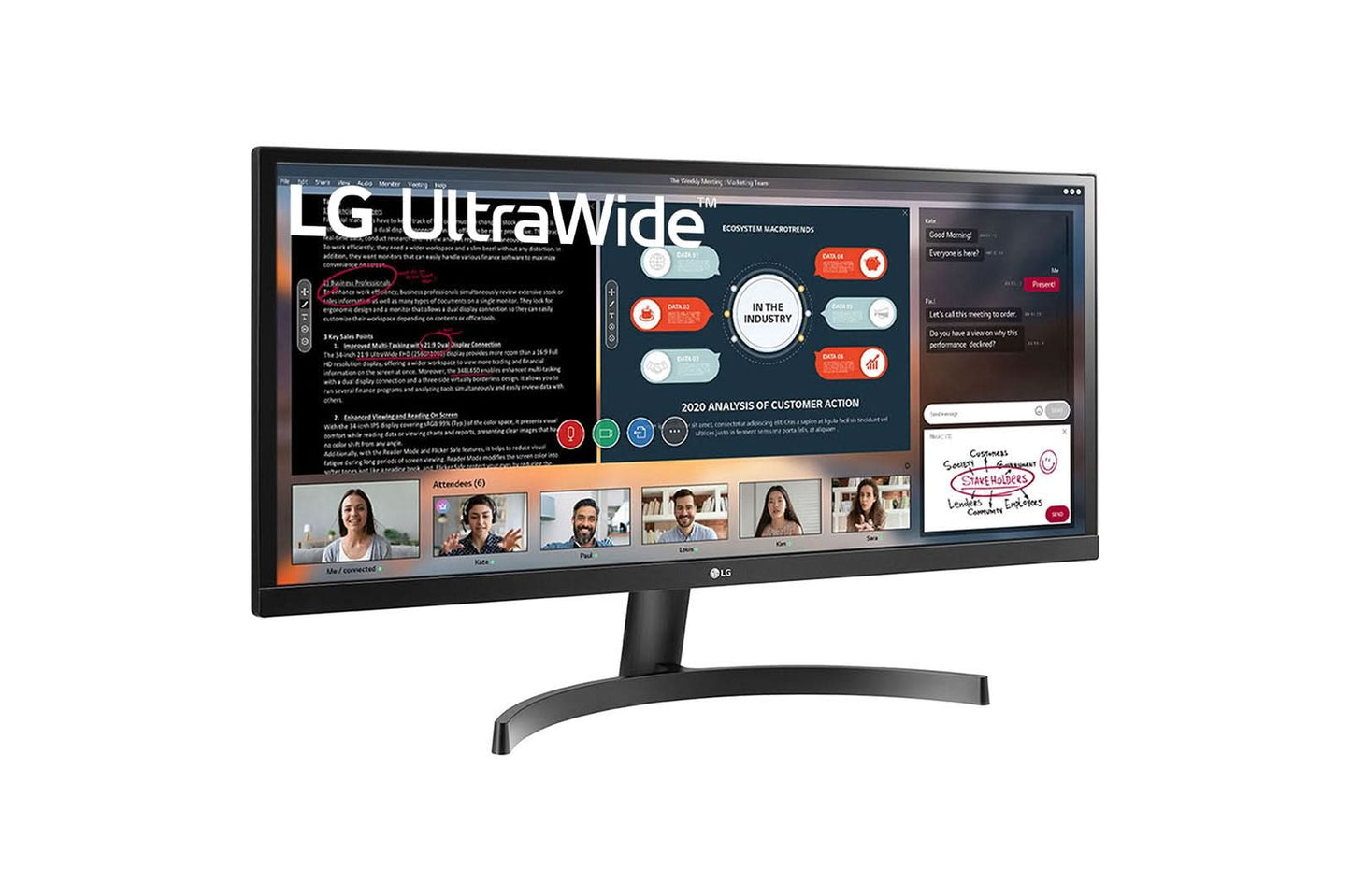 LG UltraWide 29WL50S-B 29 Inch Professional Monitor