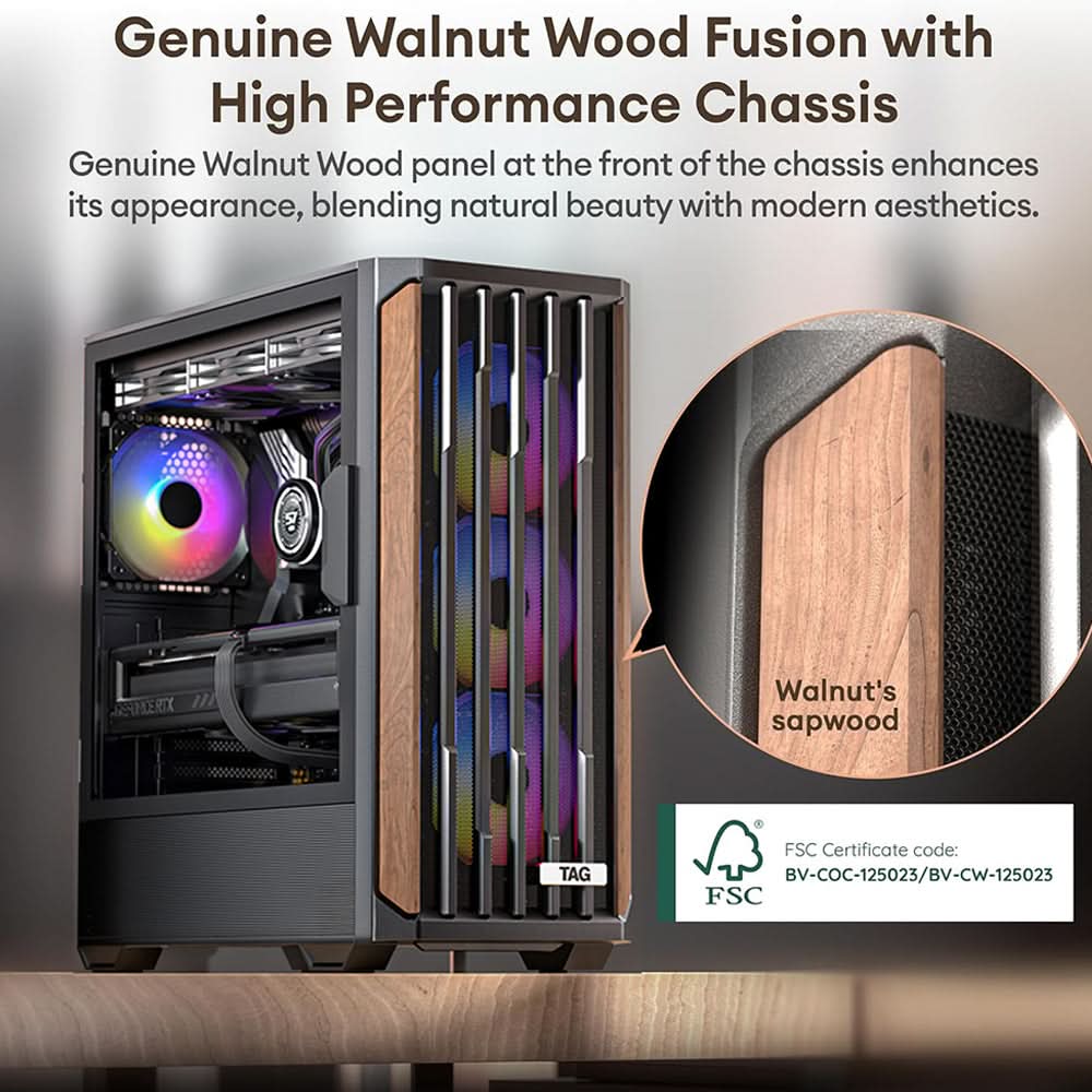 TAG Gaming Stellar Alpha Wood Mid Tower Cabinet