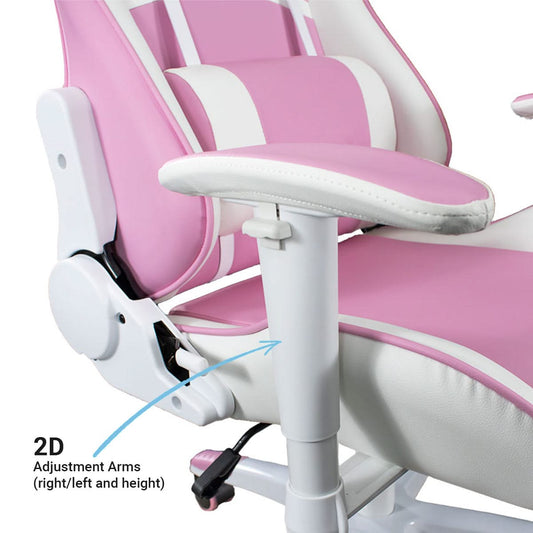 ANT ESPORTS CHAIR 9077 - WHITE & PINK