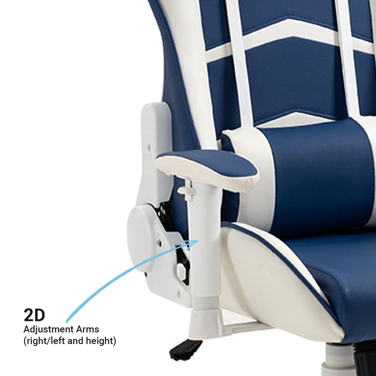 ANT ESPORTS Chair 9077 - White & Blue