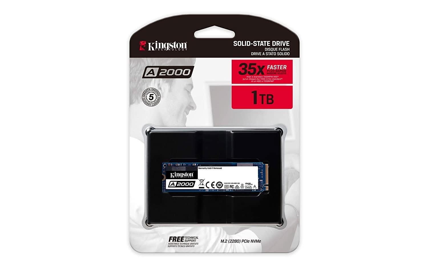 KINGSTON 1TB A2000 NVME M.2 SSD KINGSTON 1TB A2000 NVME M.2 SSD