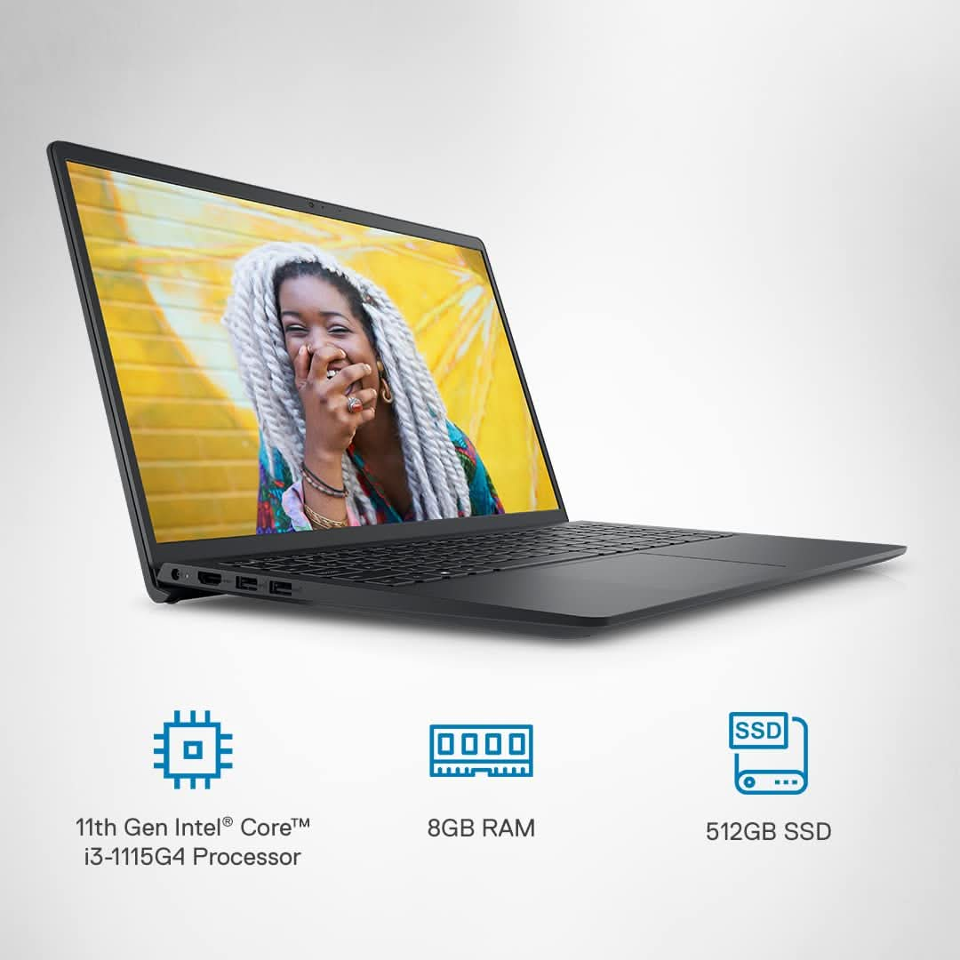 LAPTOP-DELL-INS-15-3511-(i3-1115G4/8/512GB/W11-MS/BLACK)