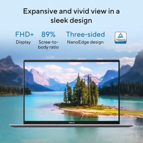 ASUS Vivobook 16 X1607CA-MB350WS, Intel Core Ultra 5 225H, 16GB RAM, 512GB SSD, Intel Graphics, 16 inch FHD+, Windows 11 Home, Office Home 2024, M365 Basic-1 Year Validity, AI Powered Light Weight Laptop, 1 Year(s) Warranty, Silver