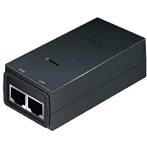 UBIQUITI POE-24-12W-G POE ADAPTER, 24VDC, 0.5A, GIGABIT ETHERNET, ESD PROTECTION & LED