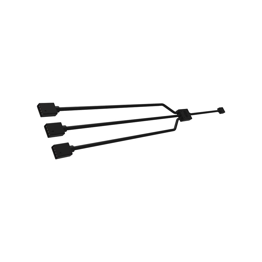 COOLER MASTER 1-TO-3 RGB SPLITTER CABLE FOR LED STRIPS, RGB-BLACK