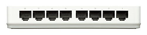 DLINK DES-1008C 8-PORT 10/100 DESKTOP SWITCH (WHITE)