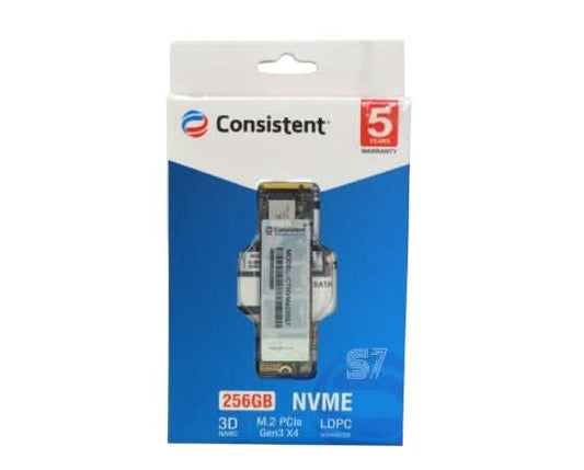 Consistent 256GB NVMe PCIe M.2 SSD CTNVME256S7