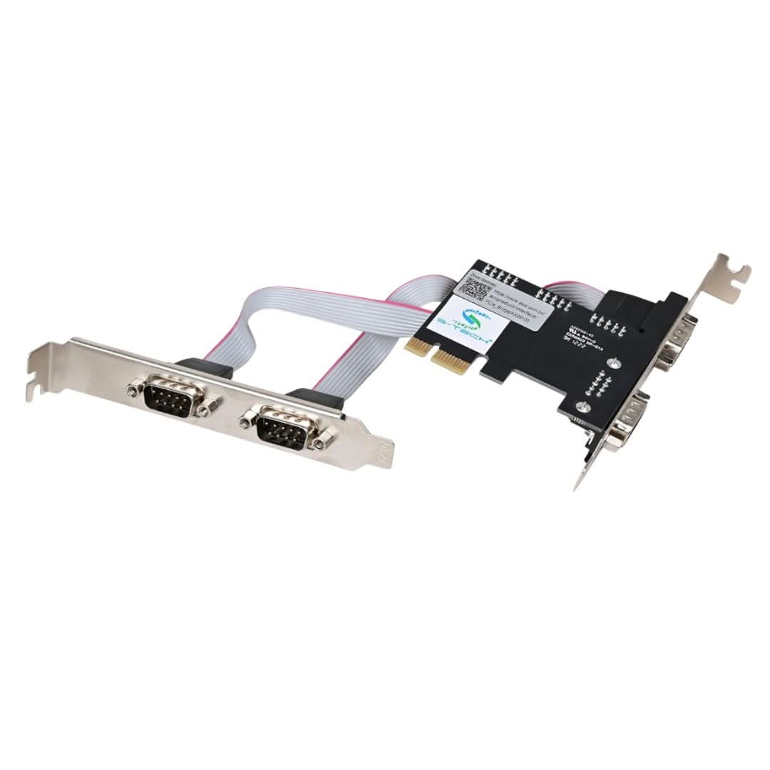 S-Tech PCIe Quad Port RS-232 Serial Card