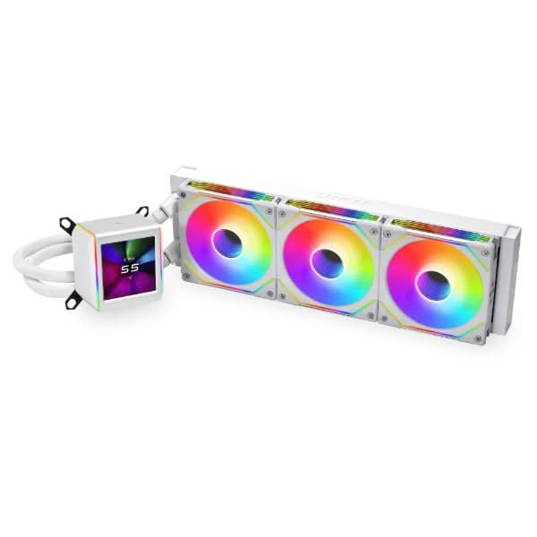 LIAN LI GALAHAD II LCD 360 TRINITY SL INFINITY 360MM AIO LIQUID COOLER WHITE