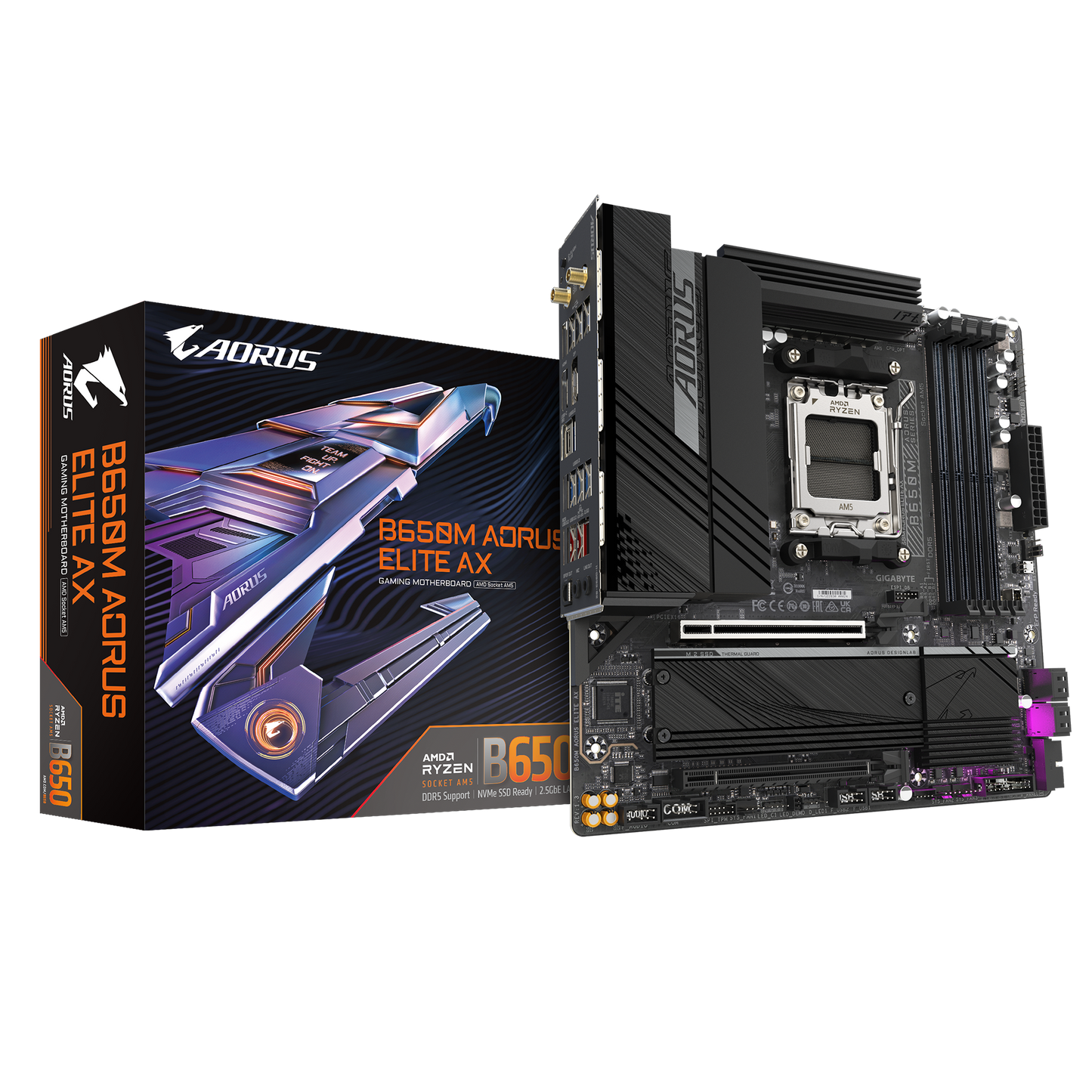 GIGABYTE GA-B650M AORUS ELITE AX AMD AM5 MOTHERBOARD