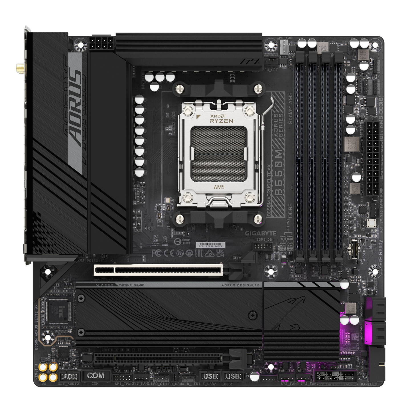 GIGABYTE GA-B650M AORUS ELITE AX AMD AM5 MOTHERBOARD