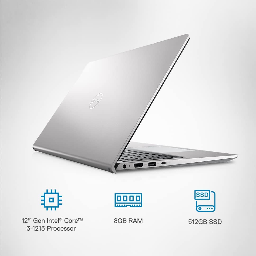 LAPTOP-DELL-INS-15-3520-(i3-1215U/8/512GB/W11-MS/SILVER)