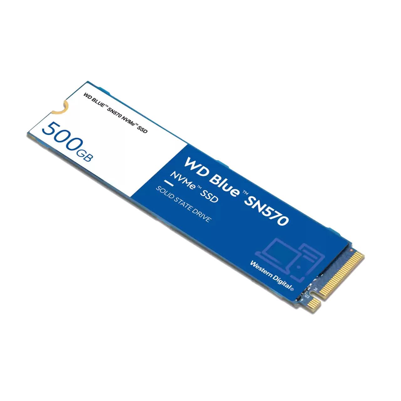WESTERN DIGITAL 500GB BLUE NVME M.2 SN570 INTERNAL SSD