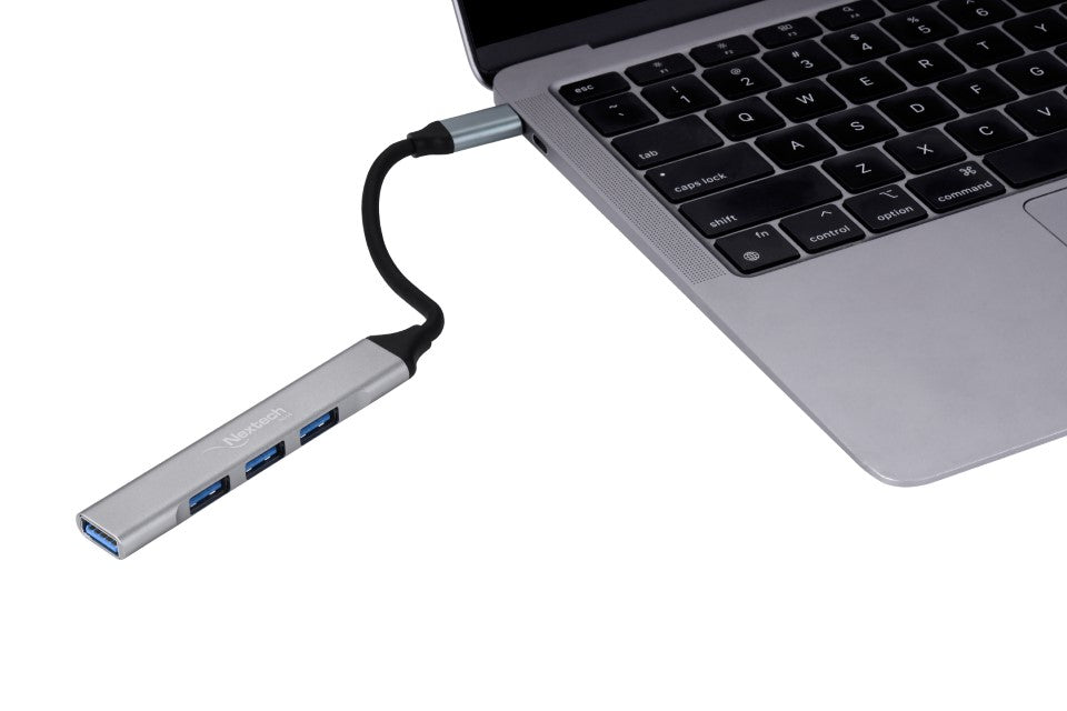 Nextech 4 in 1 USB-C to USB-A Hub (3*USB 2.0 & 1*USB 3.0) for Laptop, Computers, MacBook