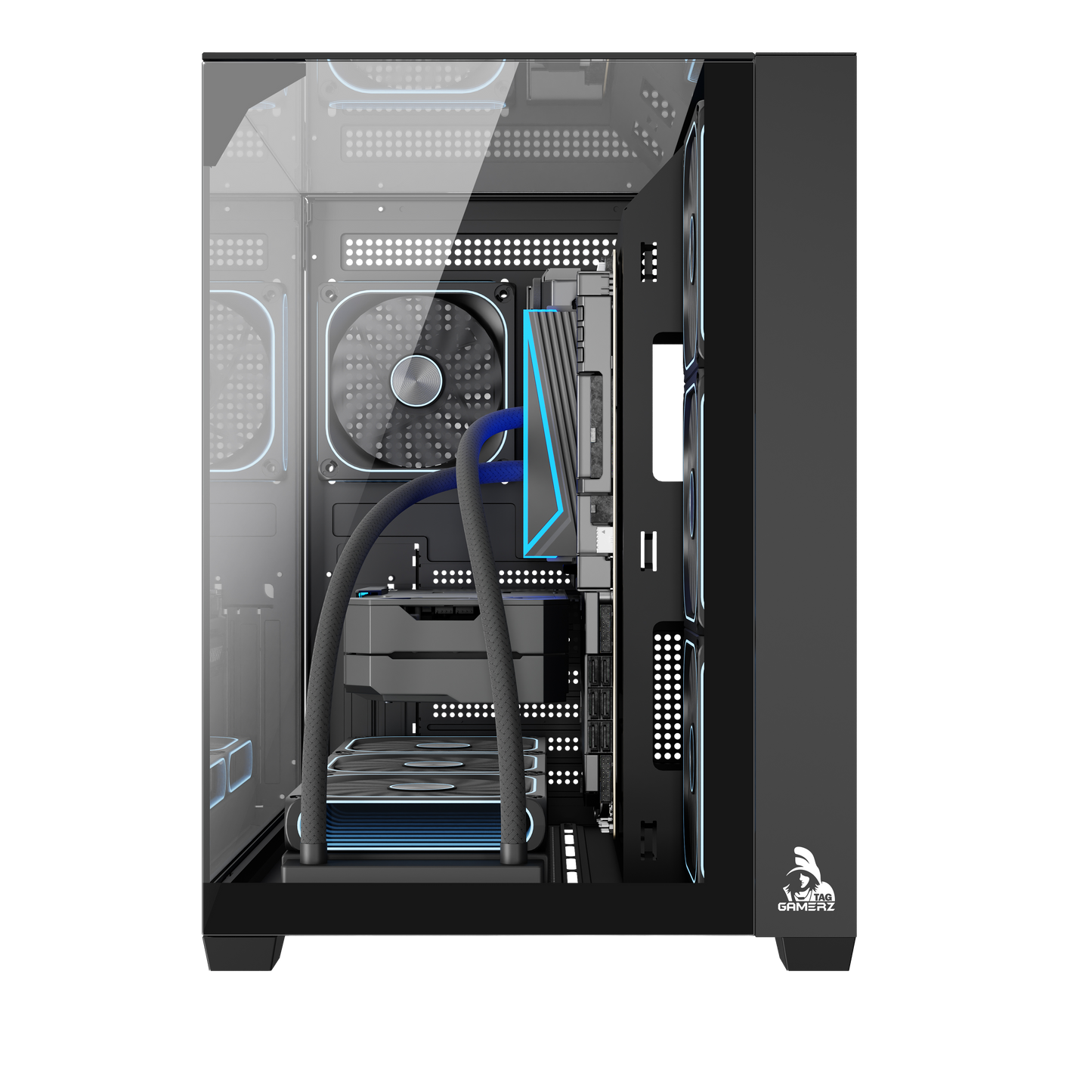 TAG Gamerz Orion Gaming Mid Tower Cabinet Black