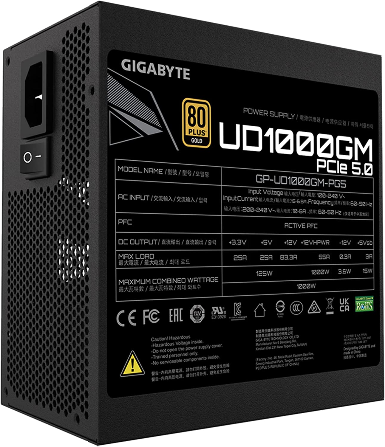 SMPS-GIGABYTE-1000W-(GP-UD1000GM)-PG5