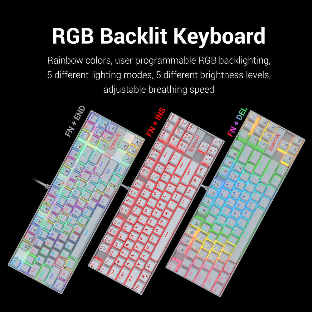REDRAGON K552-RGB KUMARA (BLUE SWITCH)