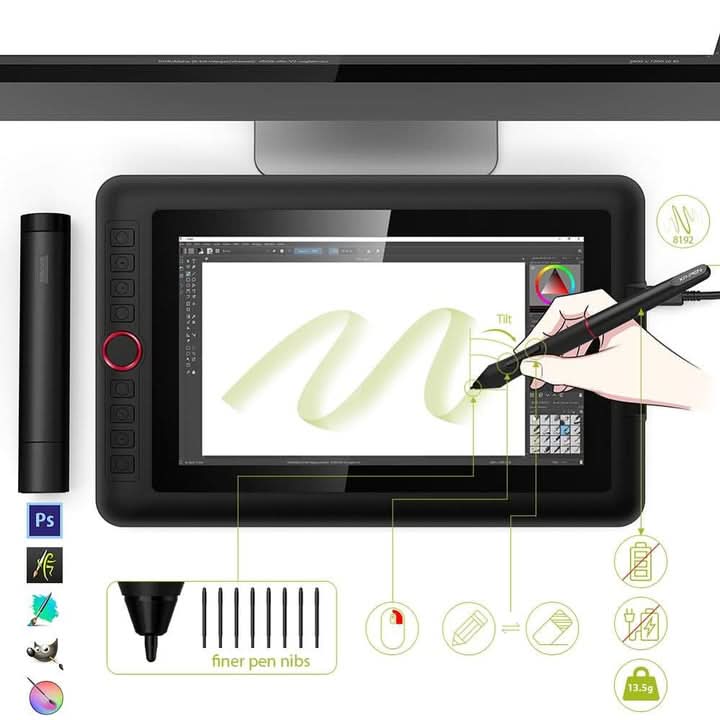 XP-PEN Artist 12 Pro 11.6 inches Drawing Pen Graphics Monitor