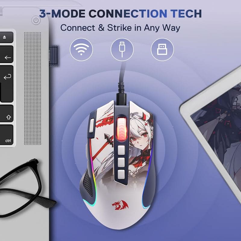 Redragon Predator Pro M612 Pro Anime Gaming Mouse