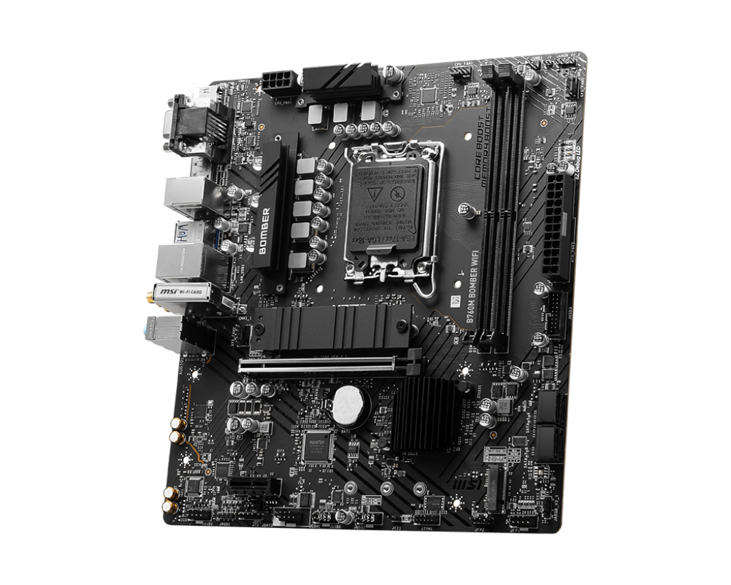 MSI B760M BOMBER WIFI INTEL LGA1700 MOTHERBOARD