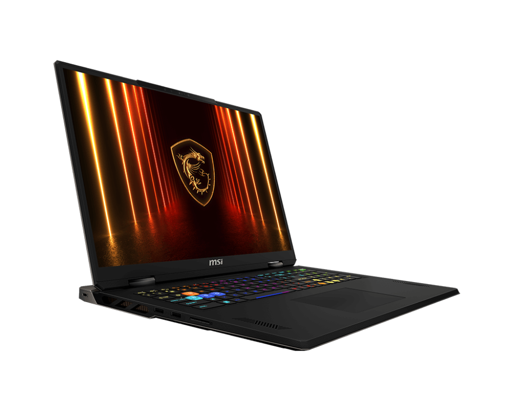 MSI VECTOR A18 HX A9WHG-033IN: AMD RYZEN 9 9955HX PROCESSOR, NVIDIA GEFORCE RTX 5070 TI LAPTOP GPU, GDDR7 12GB, DDR5 16GB*2, 2TB NVME PCIE SSD GEN4X4 W/O DRAM, 18" 16:10 QHD+ (2560X1600), 240HZ, 100% DCI-P3(TYP.), IPS-LEVEL PANEL, WINDOWS11 HOME,