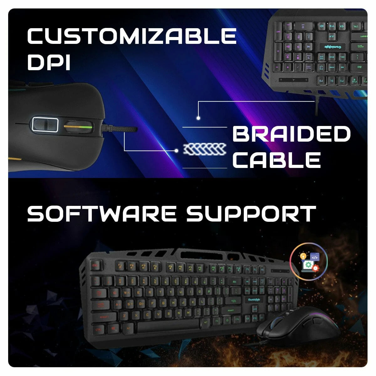 COSMIC BYTE DRAGONFLY GAMING KEYBOARD