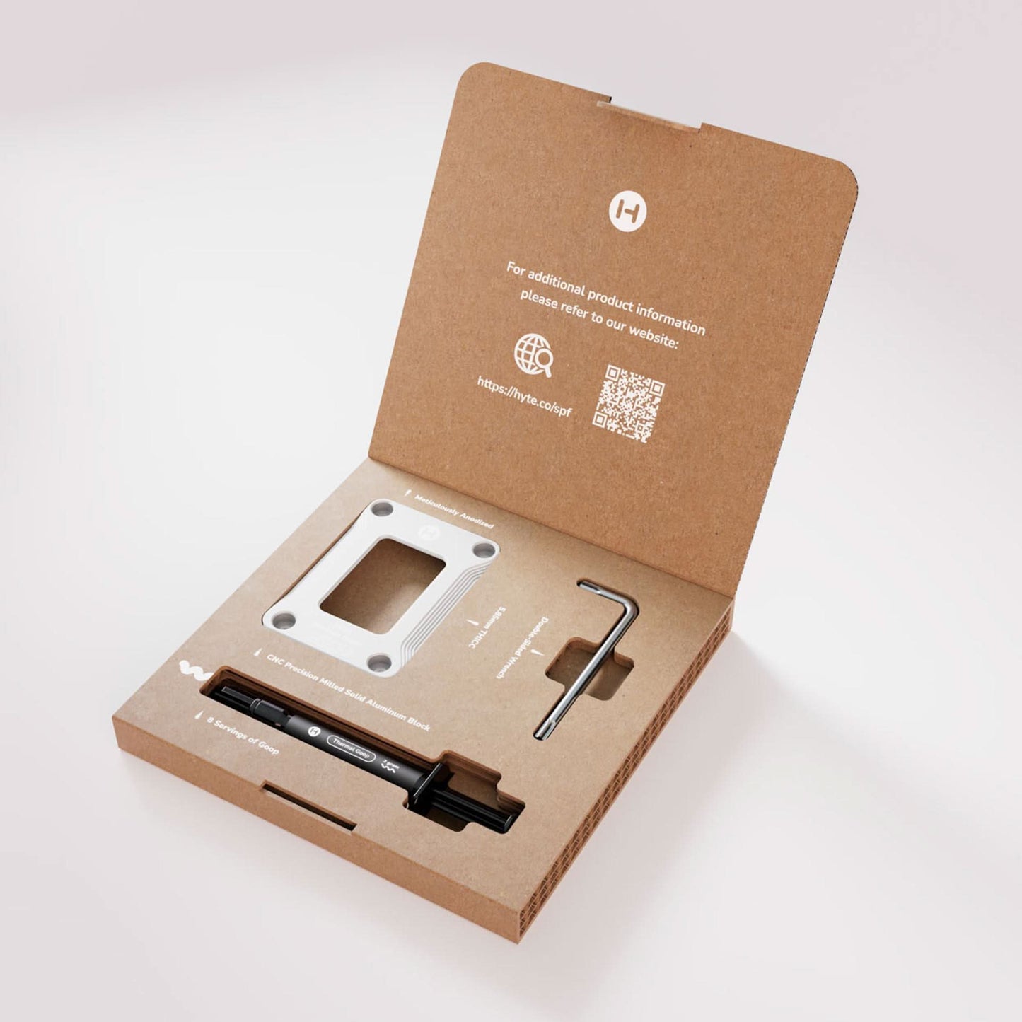 HYTE SOLID PROCESSOR FRAME LGA1851 WHITE