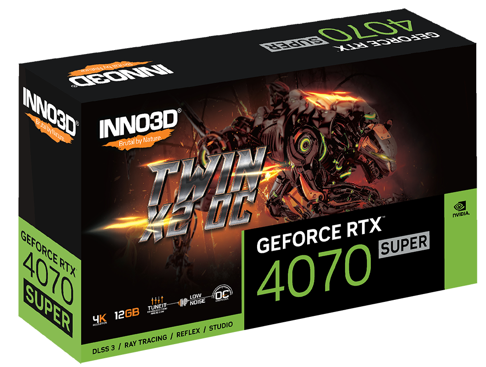 INNO3D RTX 4070 SUPER TWIN X2 OC 12GB GRAPHICS CARD